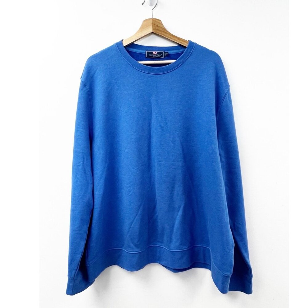Vineyard Vines Men’s Crewneck Sweatshirt Pullover-Hull Blue-Size XXL